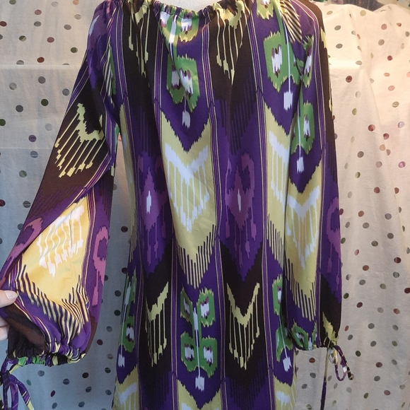 Boho Ailyn Page Mini Tunic Dress Size M - Picture 4 of 4